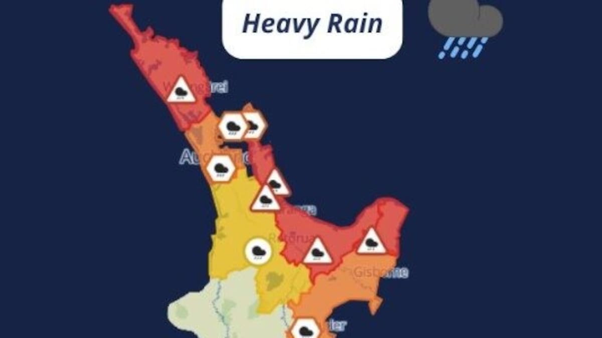 Red weather warnings: Heavy rain and gales hit Bay of Plenty, Rotorua