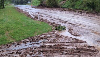Two people missing after Welcome Bay slip takes out house, multiple roads closed