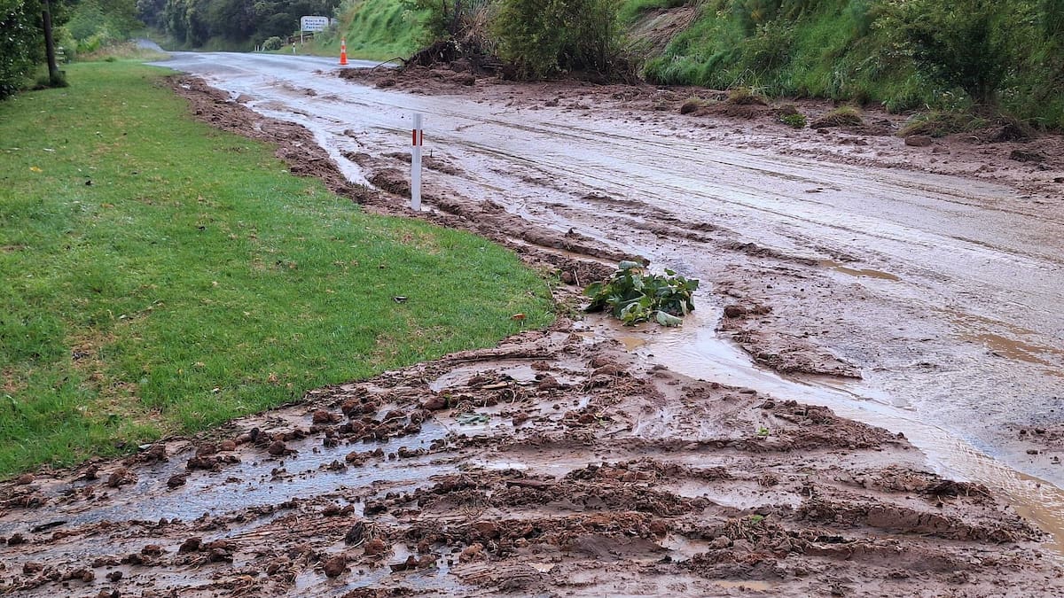 Two people missing after Welcome Bay slip takes out house, multiple roads closed