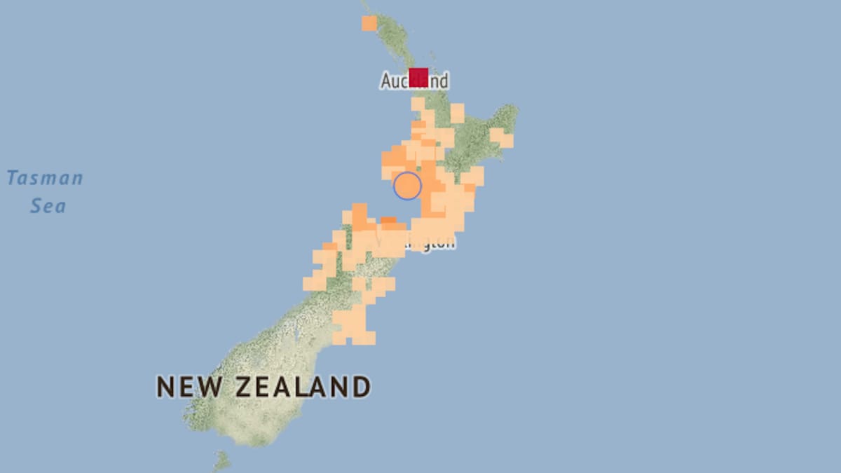 Magnitude 5.4 quake shakes central North Island