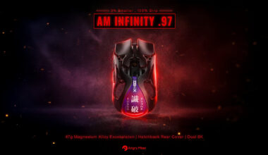Angry Miao Unveils AM Infinity .97 Gaming Mouse: 47 g Magnesium Alloy, Viper V3 Pro Shape