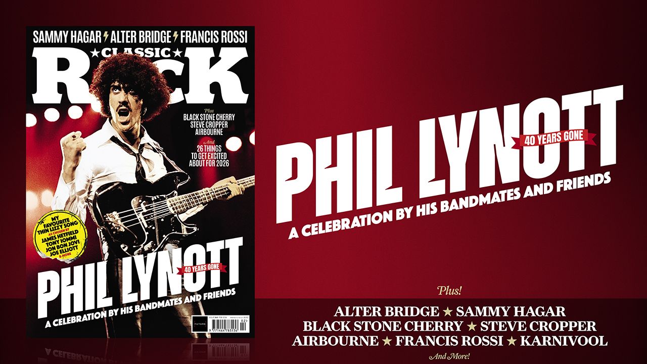 The cover of Classic Rock 349, featuring Phil Lynott