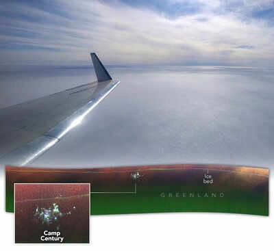 A forgotten US Cold War base resurfaces under Greenland ice in NASA radar scan