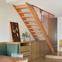 © Christine Francis A House To Gather / Sibling Architecture - Interior Photography, Stairs, Wood, Handrail