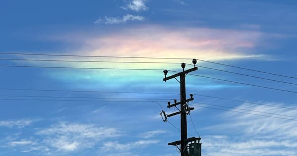 Rare 'rainbow cloud' phenomenon dazzles Nelsonians