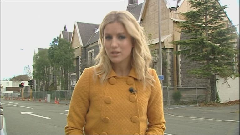 Ali Pugh reporting from the Christchurch rebuild in 2012.