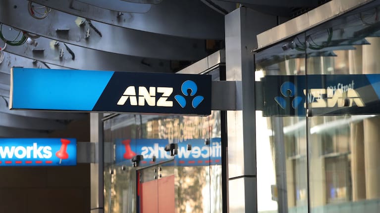 ANZ signage in Sydney