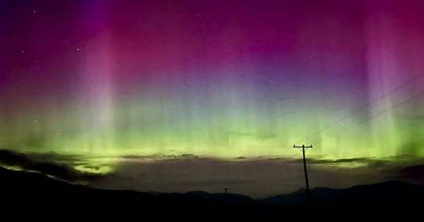 Aurora dazzles NZ as strongest solar storm in decades hits Earth