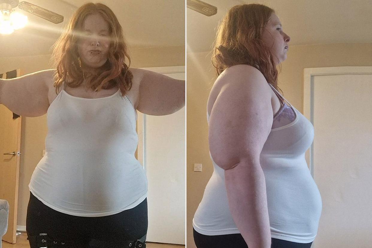 Lynsey Macfadyen / SWNS (2) Lynsey Macfadyen says she weighed nearly 300 lbs. at one point.