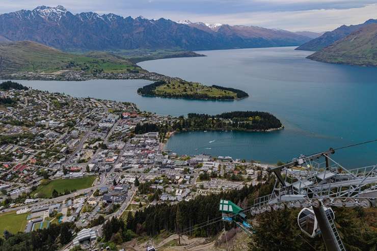 A picturesque five-bedroom designer home at 4 Fishermans Lane, in Mount Creighton, Queenstown, is up for grabs for $9.625m. Photo / Supplied