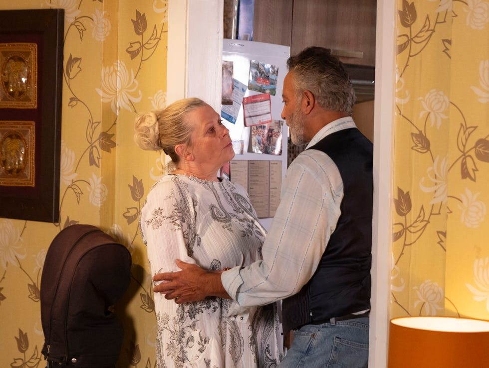 Dev Alahan, Bernie Winter, Coronation Street dev alahan, bernie winter, coronation street