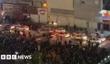 Huge anti-government protests in Tehran and other Iranian cities, videos show