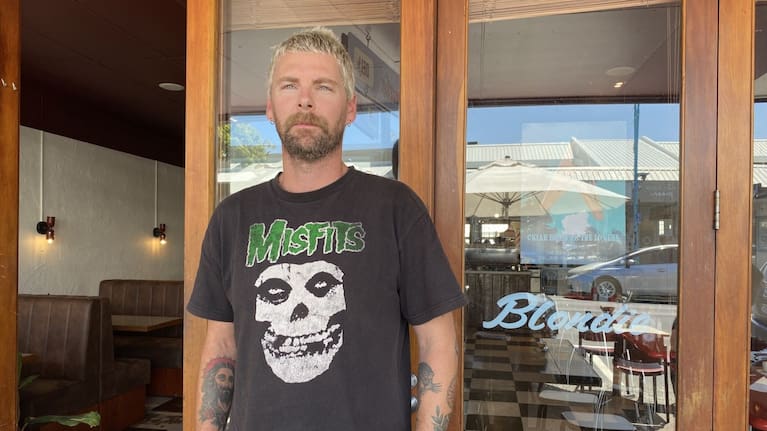 Blondie Diner owner Bradley Jack Dellar.