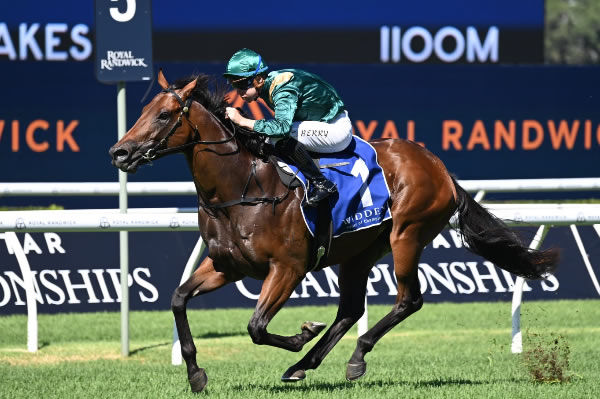 Espionage win the G3 ATC Kindergarten Stakes at two and has not run a place since then - Bradley Photos