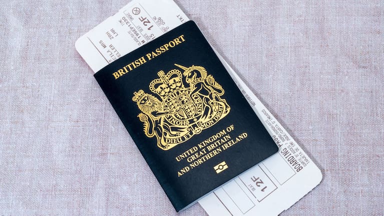 British passport (file image).