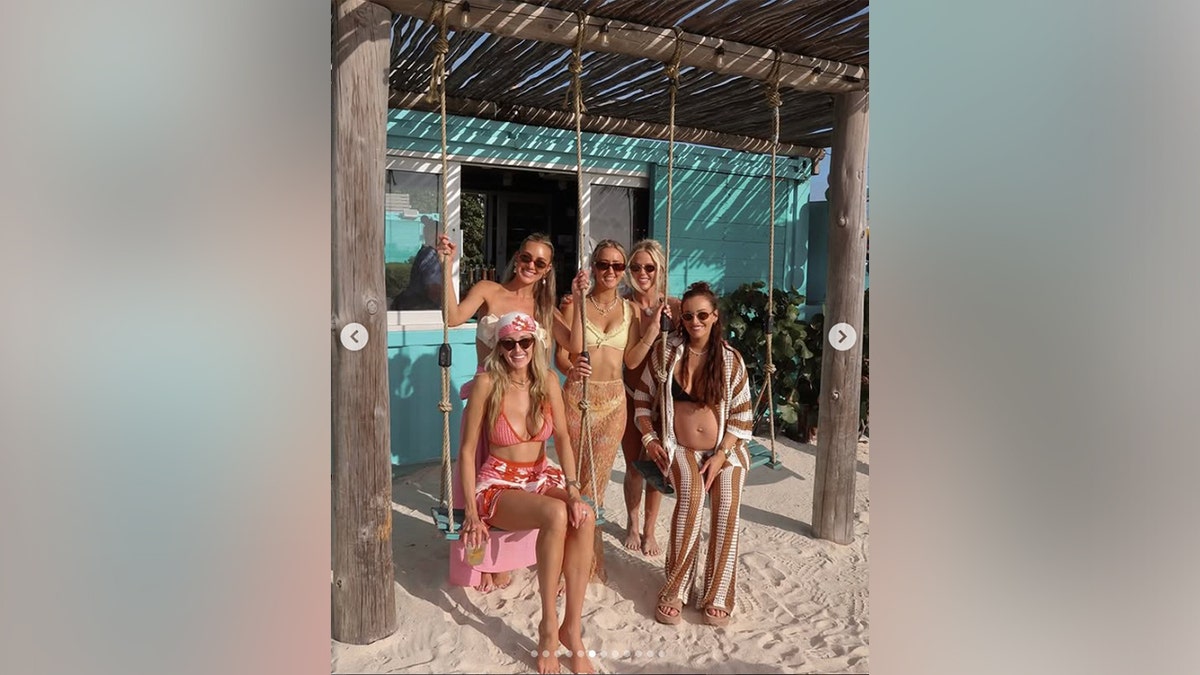 Brittany posted photos with her friends as well.