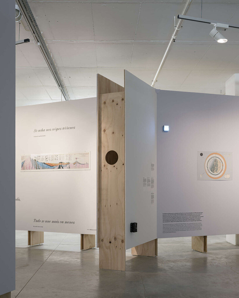 BUREAU assembles fragments of iconic institutions into scenography for garagem sul, lisbon