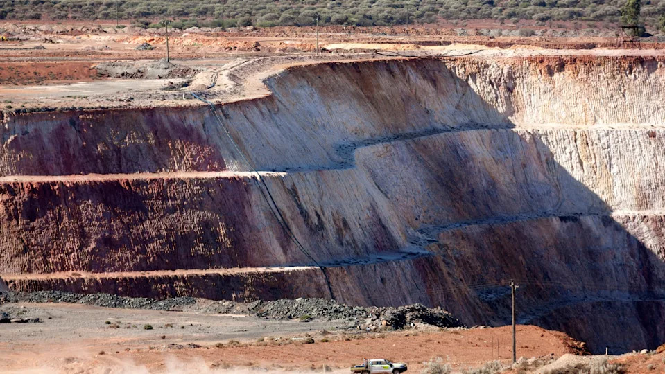 Open cut gold mine