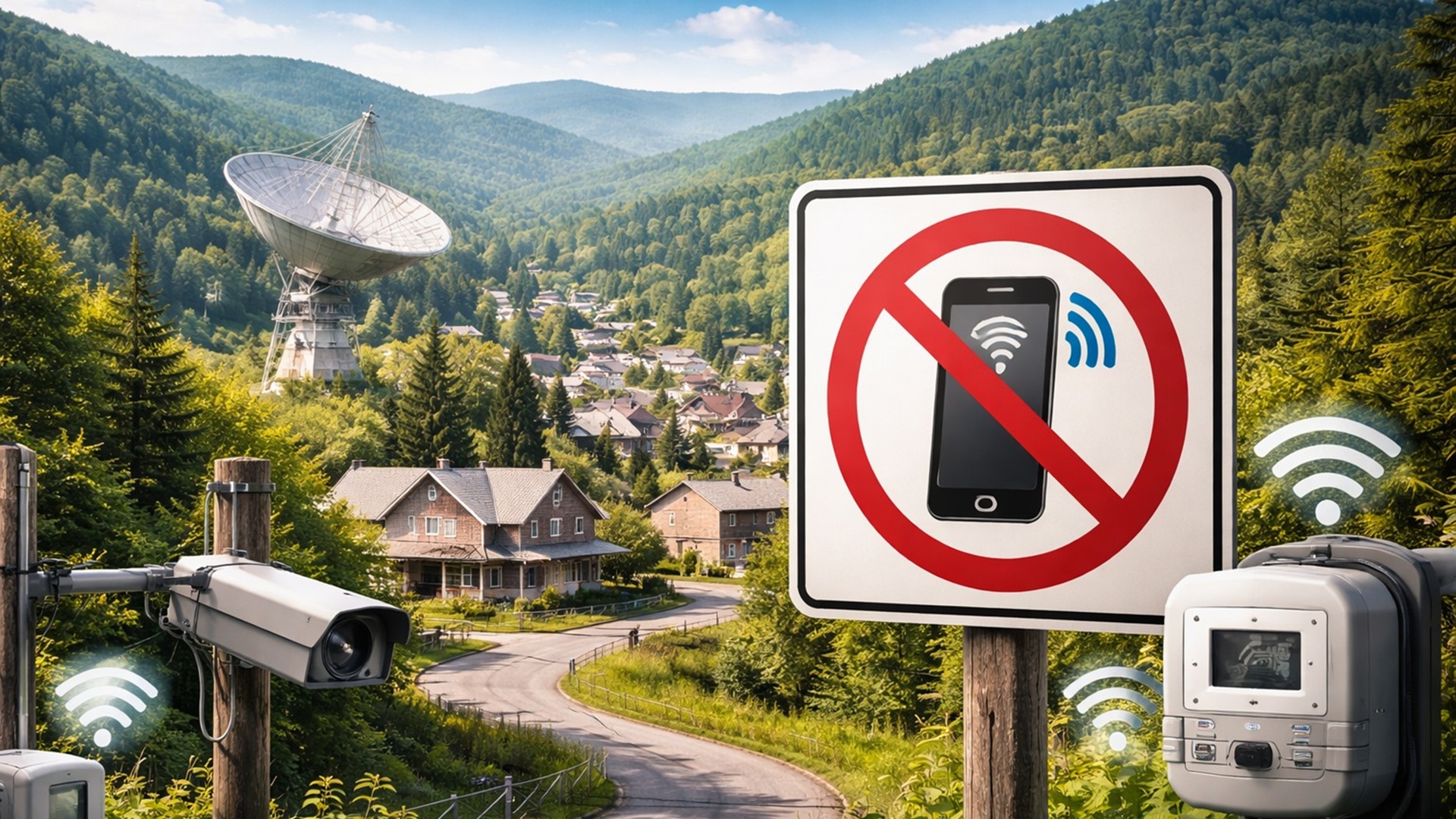 Discover Green Bank, a town in West Virginia where silence is enforced and technology is restricted.