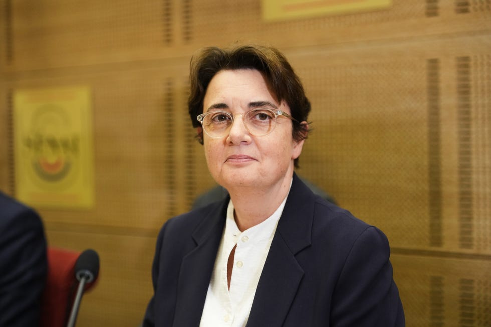 Laurence des Cars, President & Director of the Louvre Museum Is Questioned By France Senate in Connection With Louvre Heist