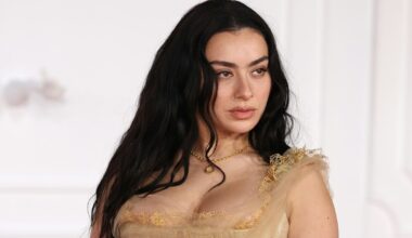 Charli xcx Brings Sheer Power Hips to 'Wuthering Heights' Premiere