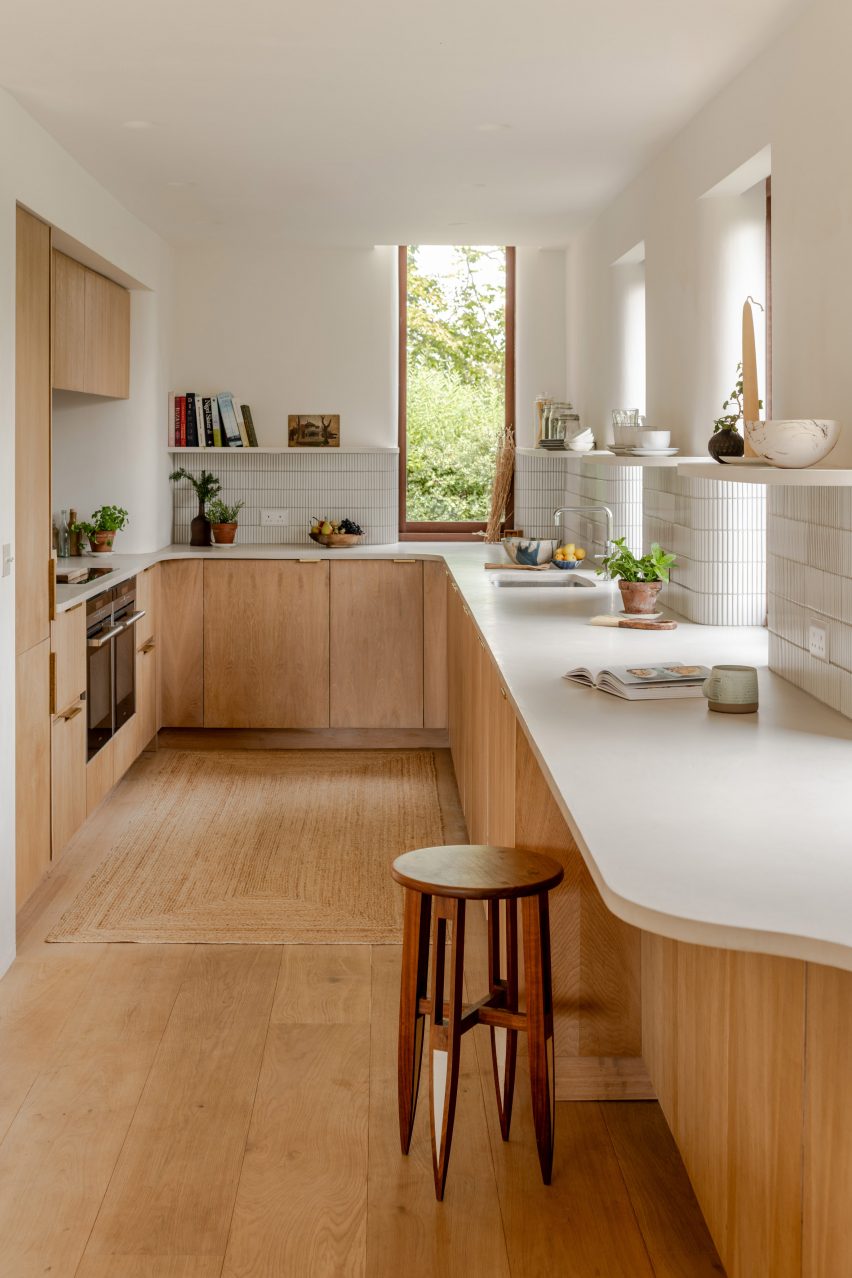 Kitchen in British home