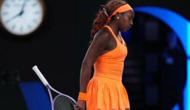 'Emotional' Coco Gauff smashes racket after Australian Open loss