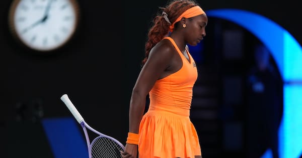 'Emotional' Coco Gauff smashes racket after Australian Open loss