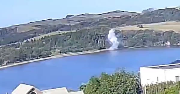 Controlled explosion carried out at Auckland beach