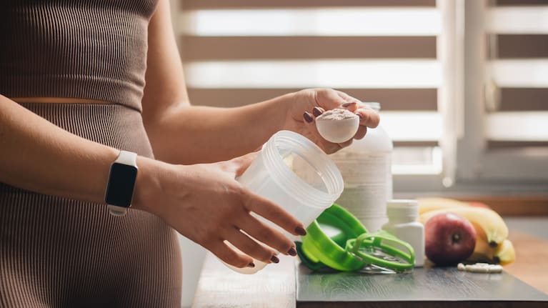 Creatine in a shaker bottle (file image).