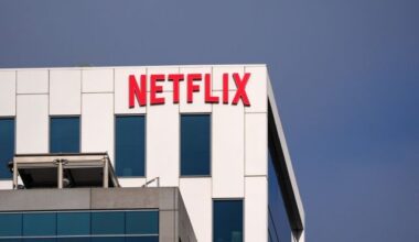 A Netflix sign is displayed atop a building in Los Angeles on Wednesday, Dec. 17, 2025. (AP Photo/Jae C. Hong)