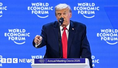 What it was like inside the room with Donald Trump at Davos