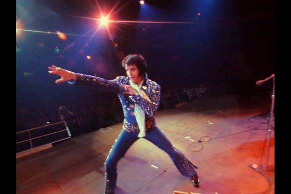 “Elvis, as a performer, was epic,” Luhrmann says.