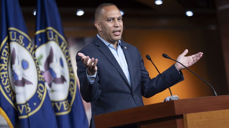 Democrat House Minority Leader Hakeem Jeffries.