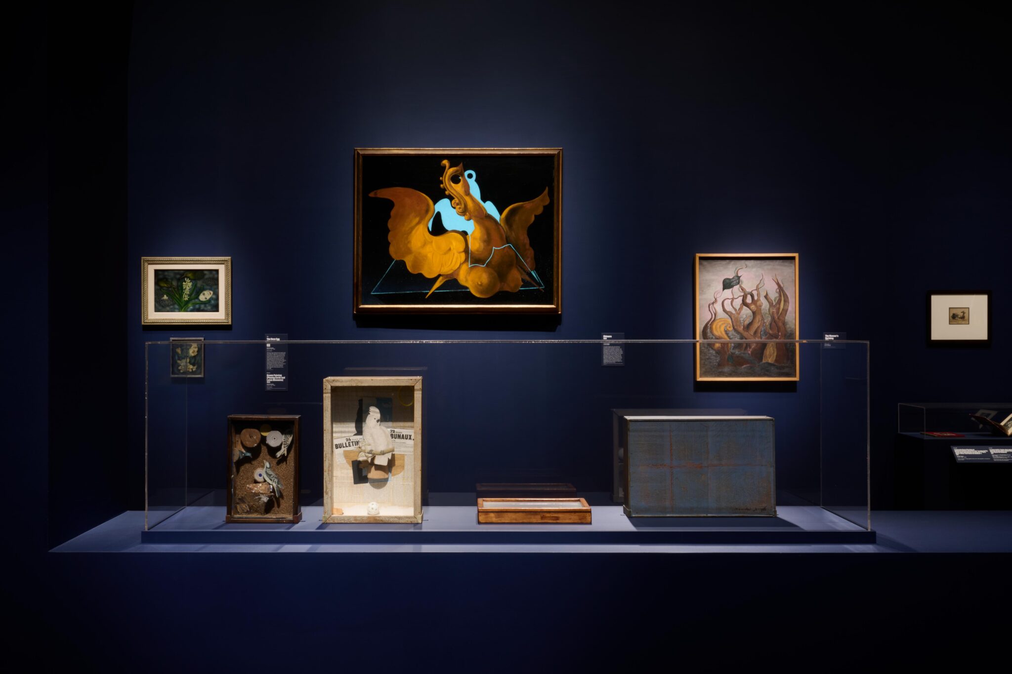 Installation view of “Dreamworld: Surrealism at 100,” now open at the Philadelphia Museum of Art. (Photo: Aimee Almstead)