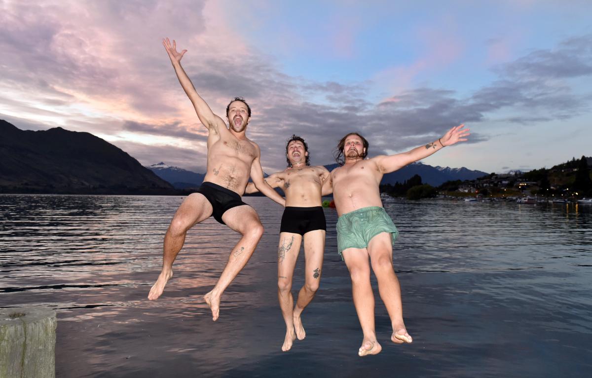 Hundreds gather to usher in the new year