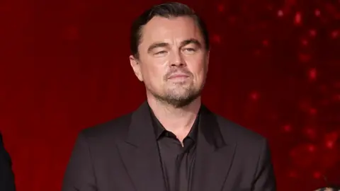 Getty Images Leonardo DiCaprio at the 31st Annual Critics Choice Awards held at the Barker Hangar on January 04, 2026 in Santa Monica, California. 