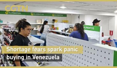 Shortage fears spark panic buying in Venezuela - news.cgtn.com