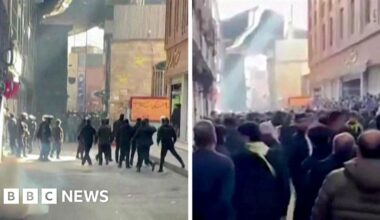 At least 36 people killed during Iran protests, rights group says