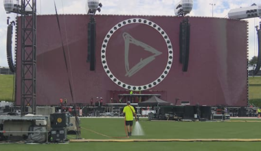 First look at Ed Sheeran’s new Loop Tour stage in Auckland