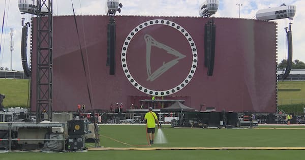 First look at Ed Sheeran’s new Loop Tour stage in Auckland