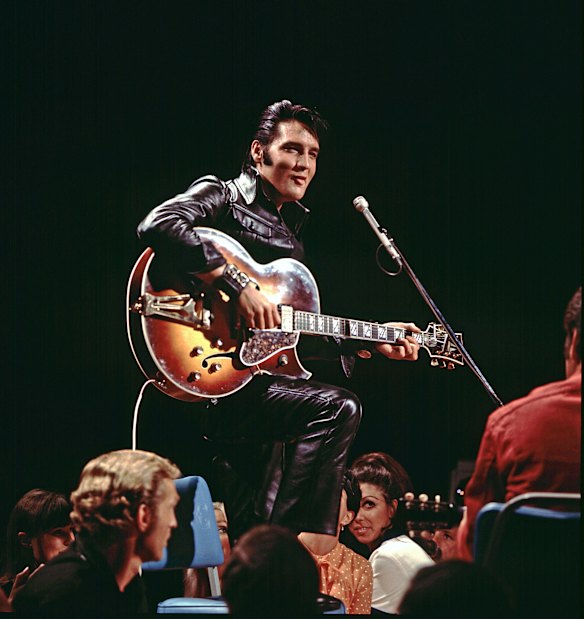 A scene from EPiC: Elvis Presley In Concert. During his career the King never performed outside North America.