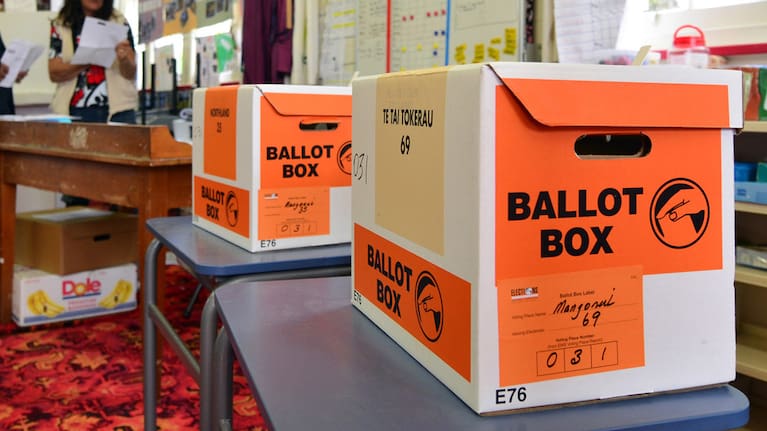 Ballot boxes (file image).