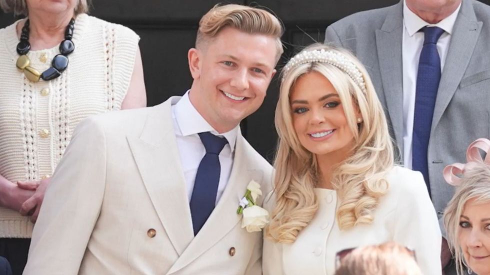 Ellie Costello and her new husband Gerard Durkan