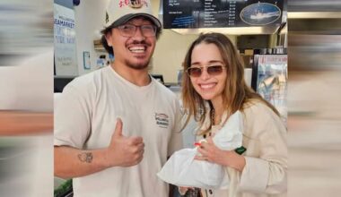 Emilia Clarke spotted at Wellington Seamarket