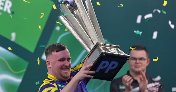 Littler wins back-to-back world darts titles at 18