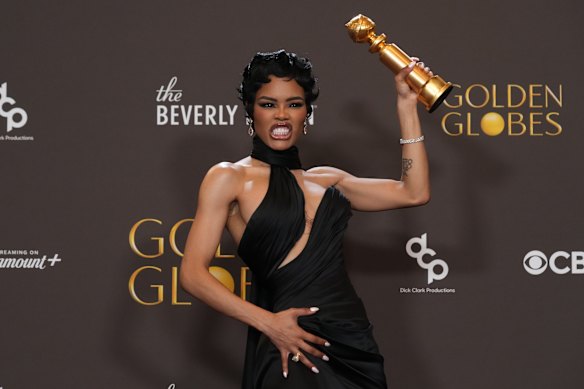 Teyana Taylor brought home the first Golden Globe for One Battle After Another.