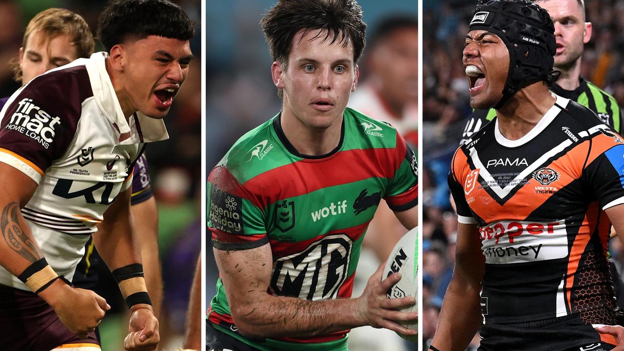 Every club’s predicted breakout star for 2026 season, best young players, Benjamin Te Kura Broncos, Ashton Ward, Rabbitohs Heamasi Makasini Tigers