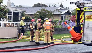 Crews attend 'well ablaze' house fire in Mosgiel