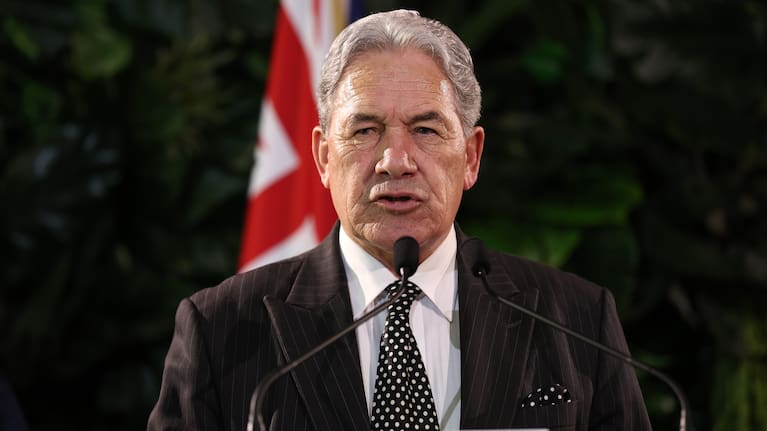 Foreign Minister Winston Peters.